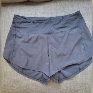 Lululemon Speed Up Shorts Black Size 8 Mid Rise 4" Size 8 Tall